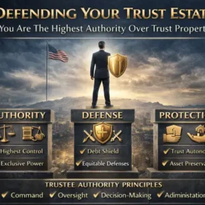 Defending Your Trust Estate : You Are The Highest Authority Over Trust Property