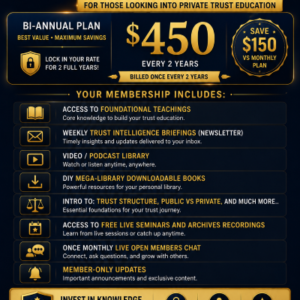 Exploring Foundations Bi-Annual Membership