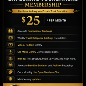Exploring Foundations — Monthly — $25/month