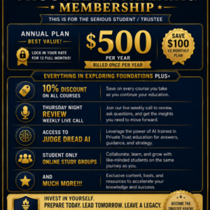 Trustee in Training Annual Membership
